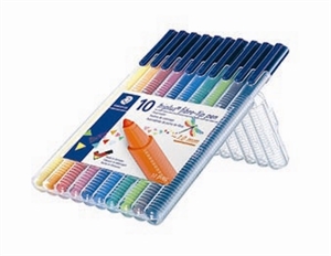 Staedtler Fiberpen Triplus Color 1,0 mm, set od 10 komada.